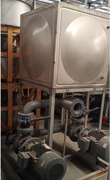 冷卻塔配套準(zhǔn)用水泵水箱